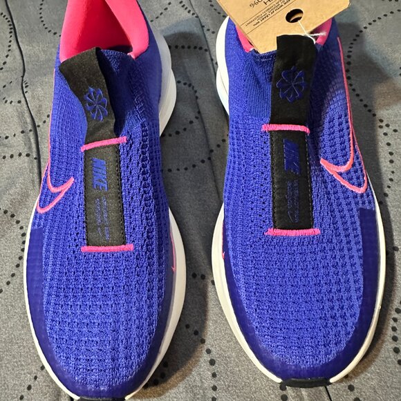 NIKE INTERACT RUNNING EASY ON PURPLE & PINK SHOES SIZE 10.5 WOMEN NEW NO BOX $85 - Picture 2 of 5